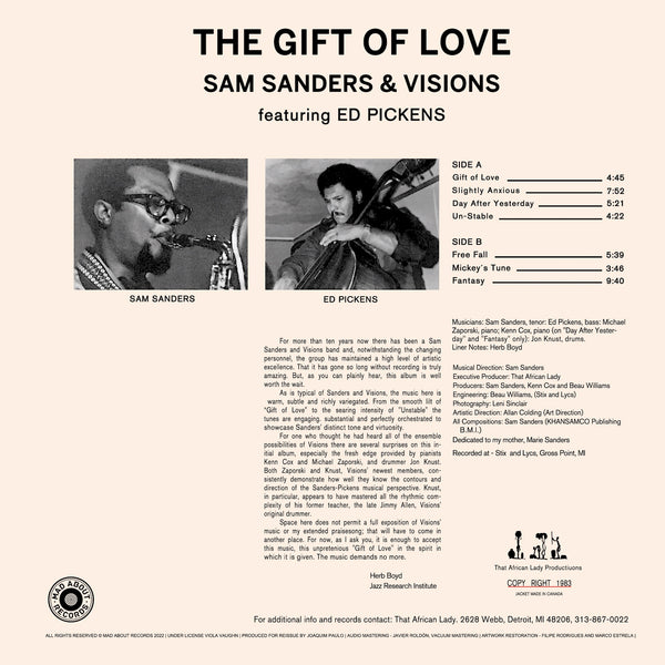 Sam Sanders & Visions - "The Gift Of Love"