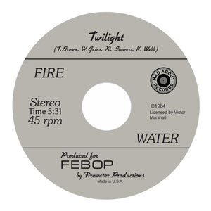 Fire Water - "Twilight"/ "To The Point"
