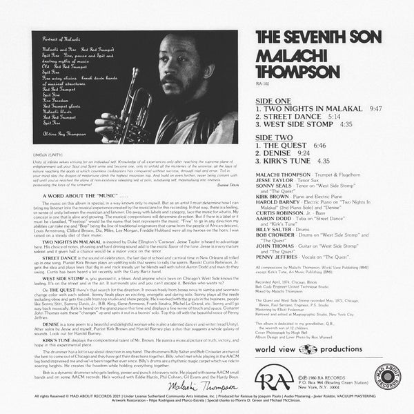 Malachi Thompson – "The Seventh Son"