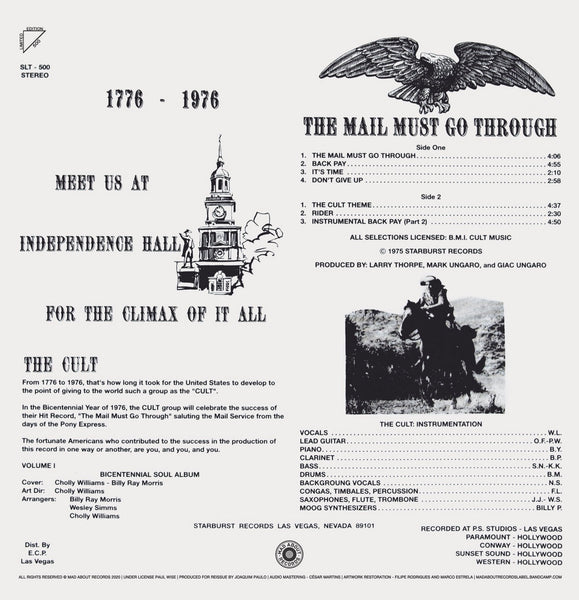 The Cult ‎– "The Mail Must Go Through"
